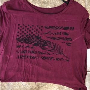 American eagle crop top